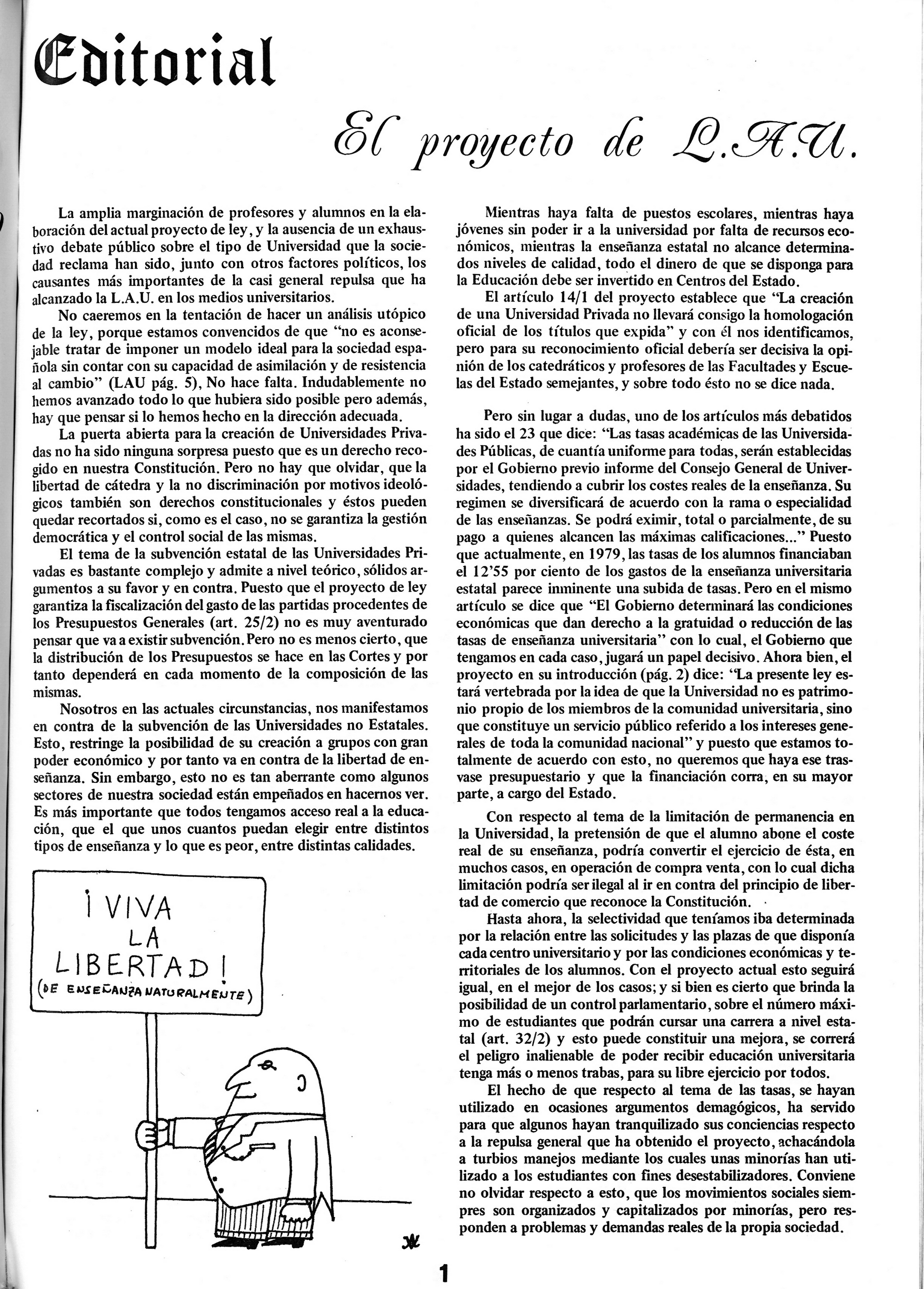 Página de Editorial Revista Albatros